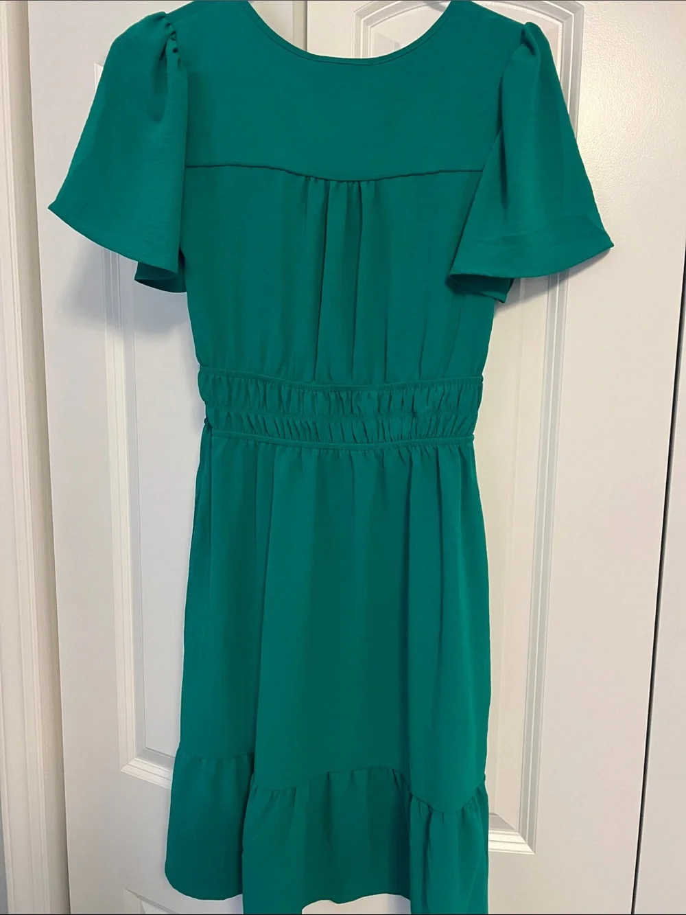 Marshalls Teal V-Neck Midi Dress